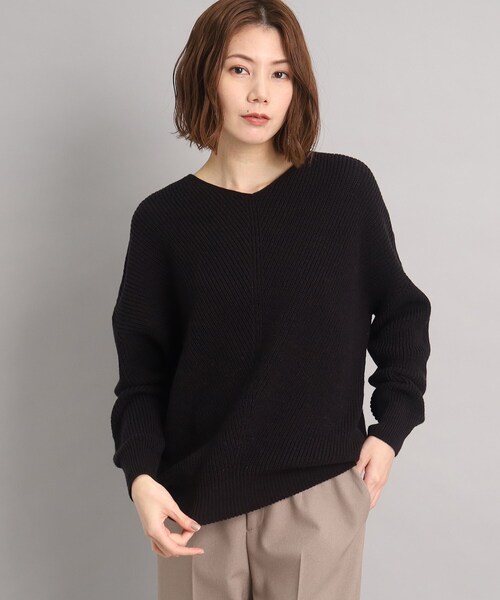 【洗える/日本製】ニュアンスバルキーニット