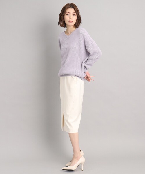 【洗える/日本製】ニュアンスバルキーニット