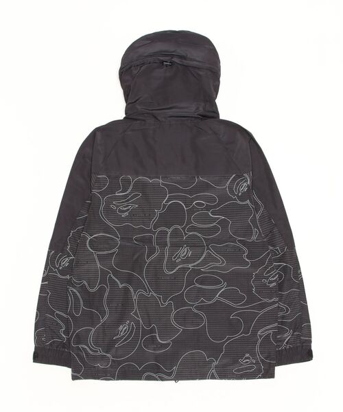 A BATHING APE（アベイシングエイプ）の「TEXT CODE CAMO HOODIE JACKET M（ミリタリージャケット・メンズ・ブラック/ブラウン・X-LARGE/MEDIUM/LARGE/XX-LARGE/SMALL）」の3枚目の写真