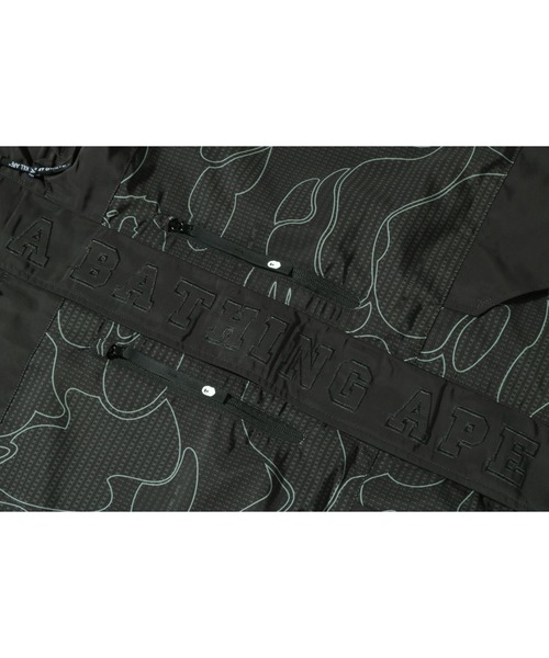 A BATHING APE（アベイシングエイプ）の「TEXT CODE CAMO HOODIE JACKET M（ミリタリージャケット・メンズ・ブラック/ブラウン・X-LARGE/MEDIUM/LARGE/XX-LARGE/SMALL）」の7枚目の写真