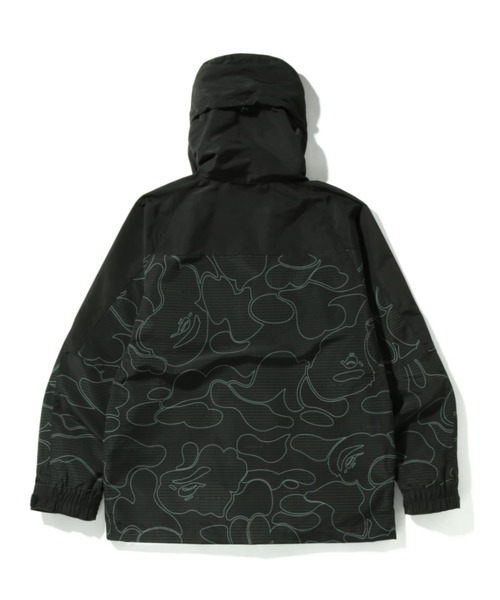 A BATHING APE（アベイシングエイプ）の「TEXT CODE CAMO HOODIE JACKET M（ミリタリージャケット・メンズ・ブラック/ブラウン・X-LARGE/MEDIUM/LARGE/XX-LARGE/SMALL）」の5枚目の写真