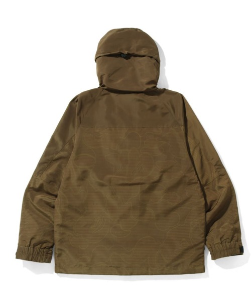 A BATHING APE（アベイシングエイプ）の「TEXT CODE CAMO HOODIE JACKET M（ミリタリージャケット・メンズ・ブラック/ブラウン・X-LARGE/MEDIUM/LARGE/XX-LARGE/SMALL）」の6枚目の写真