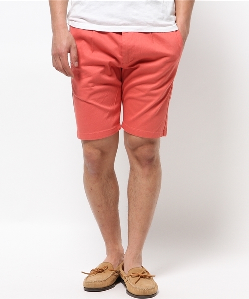 OUTLET（アウトレット）の「【CIAOPANIC TYPY】ピケストレッチトラウザーショーツ（その他パンツ・メンズ・グリーン/ピンク・MEDIUM/LARGE/SMALL）」の2枚目の写真