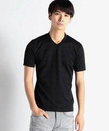 ブリスターグレンチェック半袖Tシャツ