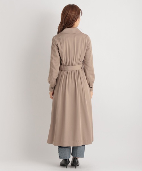 Andemiu(アンデミュウ)の「ライトトレンチコート189874(トレンチコート・レディース・ベージュ/ブルー/アイボリー・FREE)」の12枚目の写真