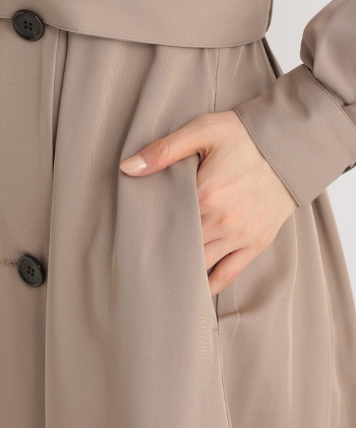 Andemiu(アンデミュウ)の「ライトトレンチコート189874(トレンチコート・レディース・ベージュ/ブルー/アイボリー・FREE)」の17枚目の写真