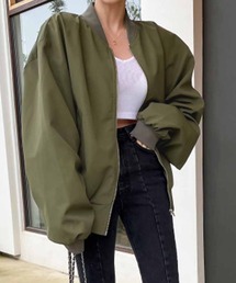 meJane | ビッグスリーブ＋ショート丈のMA-1(MA-1)