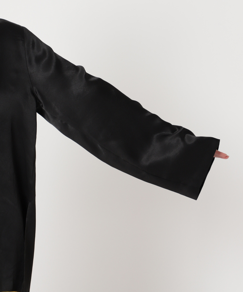 CITYSHOP（シティーショップ）の「V NECK SATIN ブラウス（シャツ