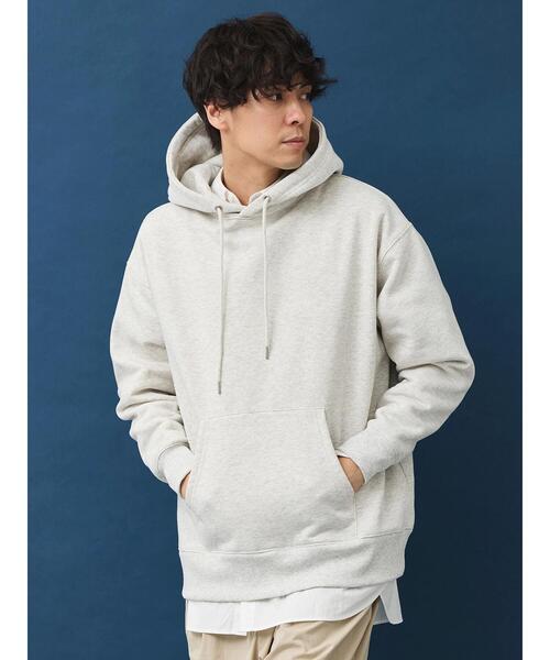 CRAFT STANDARD BOUTIQUE（クラフトスタンダードブティック）の「裏毛フーディ（パーカー・メンズ・ブラック/杢グレー/ホワイト系その他・M/L/XL）」の7枚目の写真