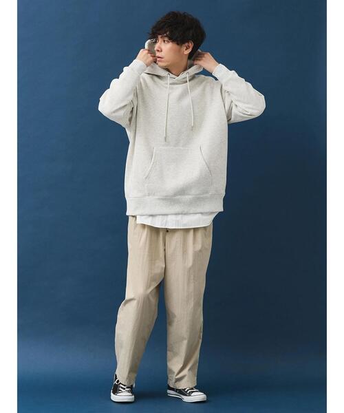 CRAFT STANDARD BOUTIQUE（クラフトスタンダードブティック）の「裏毛フーディ（パーカー・メンズ・ブラック/杢グレー/ホワイト系その他・M/L/XL）」の12枚目の写真