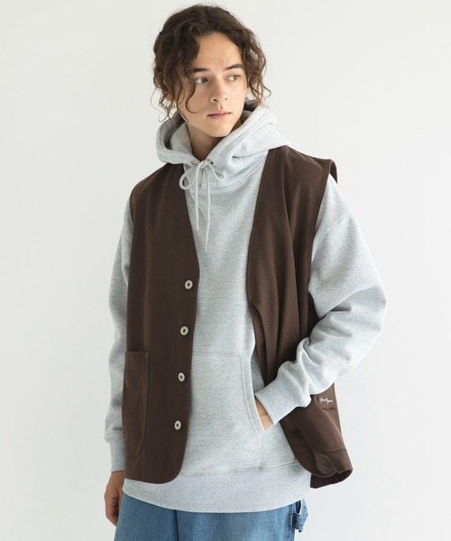 CRAFT STANDARD BOUTIQUE（クラフトスタンダードブティック）の「裏毛フーディ（パーカー・メンズ・ブラック/杢グレー/ホワイト系その他・M/L/XL）」の3枚目の写真