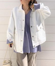 Q | オーバーデニムジャケット(デニムジャケット)