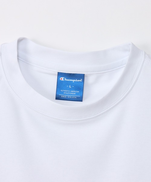 Champion(チャンピオン)の「【Champion/チャンピオン】メンズ スポーツ ショートスリーブTシャツ(Tシャツ/カットソー・メンズ・ホワイト/ブラック・MEDIUM/LARGE/X-LARGE)」の8枚目の写真