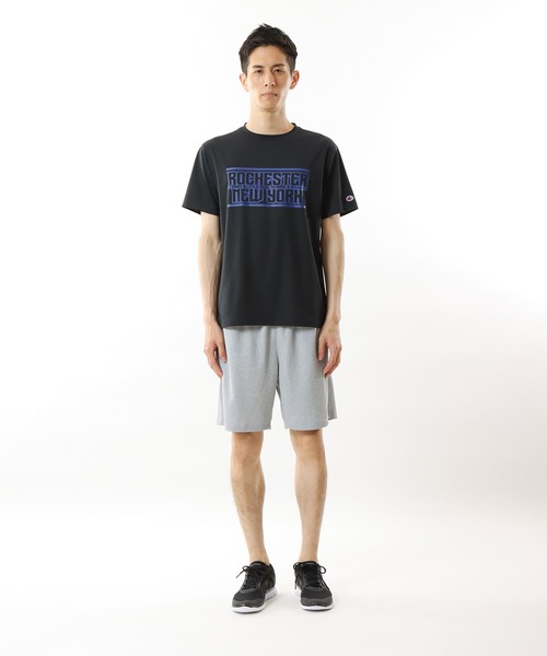 Champion(チャンピオン)の「【Champion/チャンピオン】メンズ スポーツ ショートスリーブTシャツ(Tシャツ/カットソー・メンズ・ホワイト/ブラック・MEDIUM/LARGE/X-LARGE)」の4枚目の写真