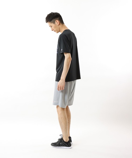 Champion(チャンピオン)の「【Champion/チャンピオン】メンズ スポーツ ショートスリーブTシャツ(Tシャツ/カットソー・メンズ・ホワイト/ブラック・MEDIUM/LARGE/X-LARGE)」の5枚目の写真