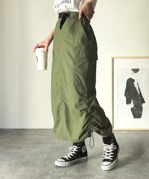 Riberry（リベリー）の「ナイロンカーゴスカート（スカート）」 - WEAR