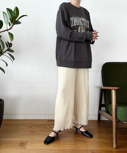 LOWRYS FARM（ローリーズファーム）の「ハイショクシアーパンツ　189632（その他パンツ・レディース・グリーン/イエロー/アイボリー/ブラック・FREE）」の5枚目の写真