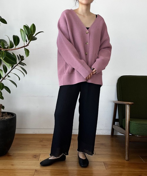 LOWRYS FARM（ローリーズファーム）の「ハイショクシアーパンツ　189632（その他パンツ・レディース・グリーン/イエロー/アイボリー/ブラック・FREE）」の8枚目の写真