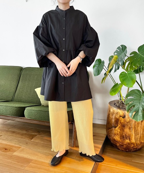 LOWRYS FARM（ローリーズファーム）の「ハイショクシアーパンツ　189632（その他パンツ・レディース・グリーン/イエロー/アイボリー/ブラック・FREE）」の10枚目の写真