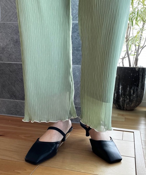 LOWRYS FARM（ローリーズファーム）の「ハイショクシアーパンツ　189632（その他パンツ・レディース・グリーン/イエロー/アイボリー/ブラック・FREE）」の14枚目の写真