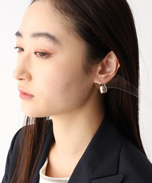 OPAQUE.CLIP（オペークドットクリップ）の「◆クリア×メタルピアス（ピアス（両耳用）・レディース・ゴールド/シルバー・00）」の3枚目の写真