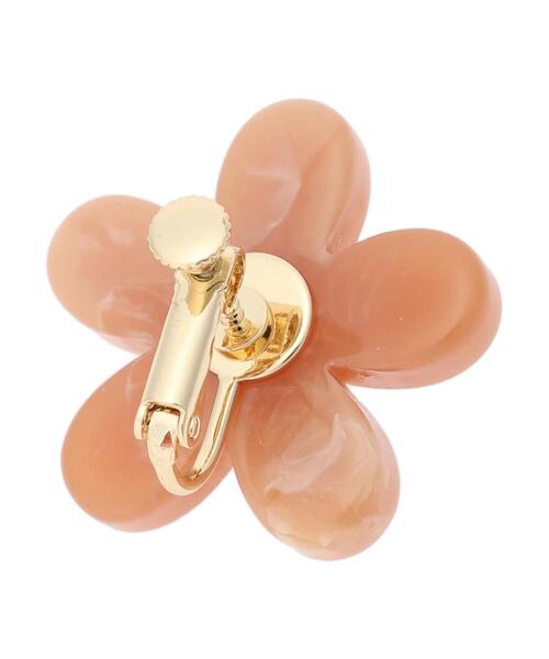 Green Parks(グリーンパークス)の「・HALF TIME フラワーイヤリング(イヤリング・レディース・ホワイト/ベージュ/グリーン/ピンク・FREE)」の6枚目の写真