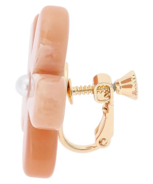 Green Parks(グリーンパークス)の「・HALF TIME フラワーイヤリング(イヤリング・レディース・ホワイト/ベージュ/グリーン/ピンク・FREE)」の7枚目の写真