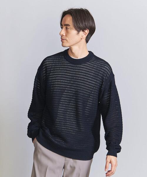 beauty&youth ニット BEAUTY＆YOUTH UNITED ARROWS セーター ニット ナッピング ポロ