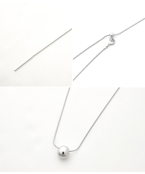 ANAP（アナップ）の「2WAYボールネックレス（ネックレス・レディース・シルバー/ゴールド・FREE）」の7枚目の写真