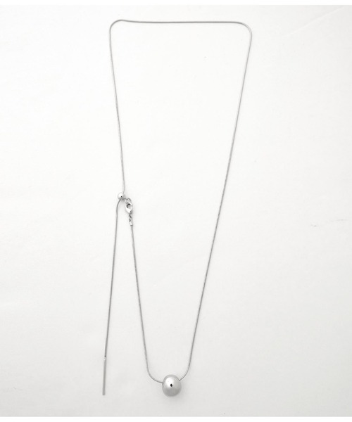ANAP（アナップ）の「2WAYボールネックレス（ネックレス・レディース・シルバー/ゴールド・FREE）」の3枚目の写真