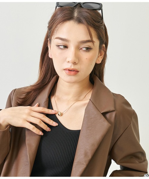 ANAP（アナップ）の「2WAYボールネックレス（ネックレス・レディース・シルバー/ゴールド・FREE）」の6枚目の写真