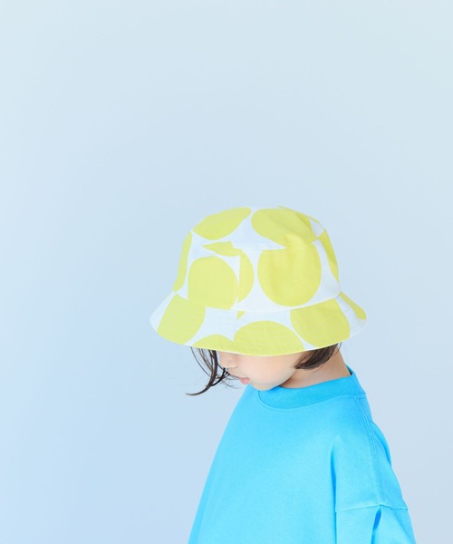 LOWRYS FARM(ローリーズファーム)の「コットンバケットHAT 185596(ハット・キッズ・その他/アイボリー/ブルー/イエロー/グレー系その他・FREE)」の4枚目の写真