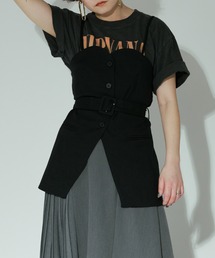 Corset like silhouette ビスチェ