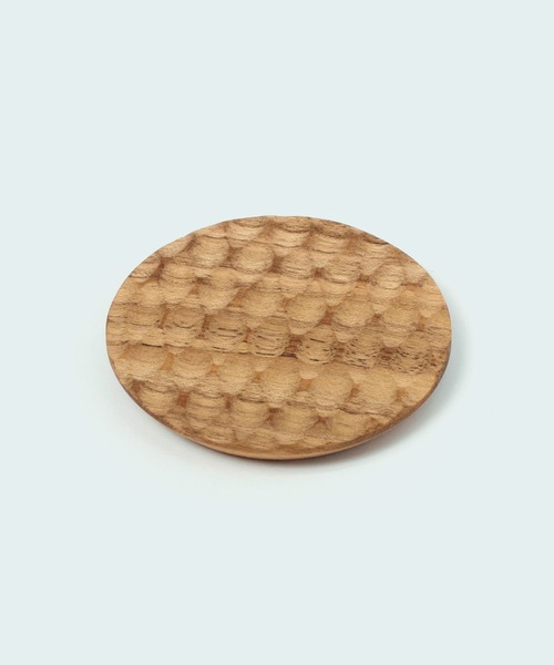 studio CLIP(スタディオクリップ)の「【daily CLIP】チークコースターラウンド(ランチョンマット/テーブルウェア・レディース・ナチュラル/ホワイト/ブラック・FREE)」の1枚目の写真