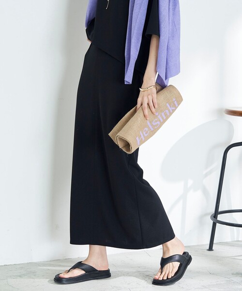 セール】◇【WEB限定】カットジョーゼットタイトスカート（スカート