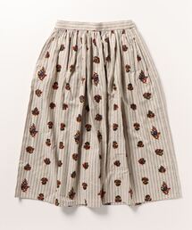 BOHEMIANS/ボヘミアンズ　CHARROUX HICKORY GATHER SKIRT シャロル―ヒッコリーギャザースカート