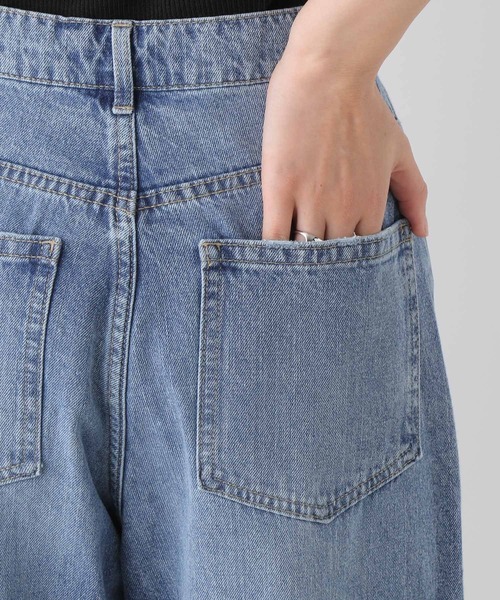 LEPSIM(レプシィム)の「ダメージワイドデニムパンツ 193799(デニムパンツ・レディース・ブルー/ライトブルー・MEDIUM/LARGE)」の7枚目の写真