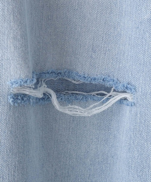 LEPSIM(レプシィム)の「ダメージワイドデニムパンツ 193799(デニムパンツ・レディース・ブルー/ライトブルー・MEDIUM/LARGE)」の4枚目の写真