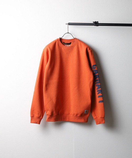 Carhartt(カーハート)の「★carhartt カーハート★CREWNECK SLEEVE GRAPHIC SWEAT(スウェット・レディース・オレンジ/チャコール/その他1/ライム・LARGE/MEDIUM/SMALL)」の4枚目の写真