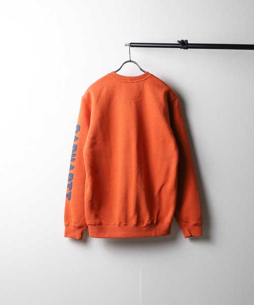 Carhartt(カーハート)の「★carhartt カーハート★CREWNECK SLEEVE GRAPHIC SWEAT(スウェット・レディース・オレンジ/チャコール/その他1/ライム・LARGE/MEDIUM/SMALL)」の5枚目の写真