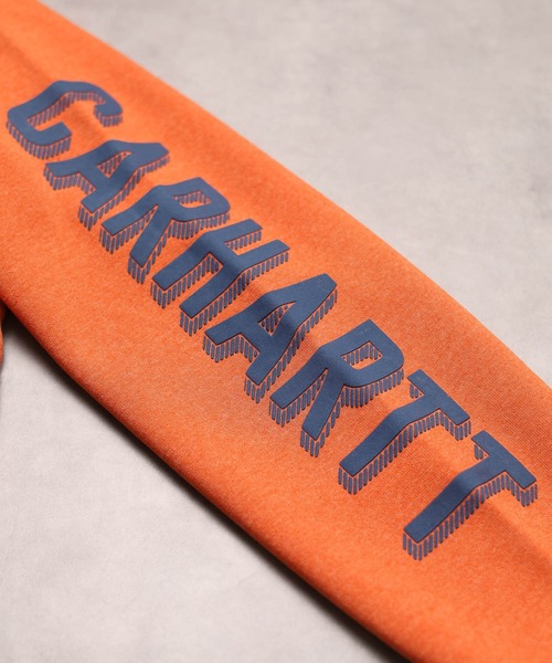 Carhartt(カーハート)の「★carhartt カーハート★CREWNECK SLEEVE GRAPHIC SWEAT(スウェット・レディース・オレンジ/チャコール/その他1/ライム・LARGE/MEDIUM/SMALL)」の9枚目の写真