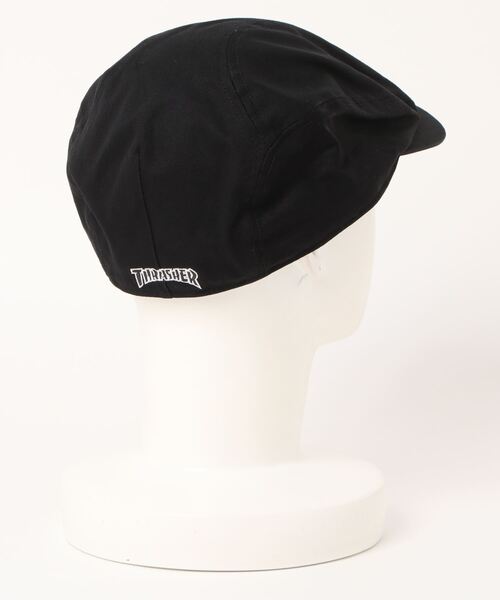 THRASHER(スラッシャー)の「MAG LOGO HUNTING CAP/スラッシャーハンチング(ハンチング/ベレー帽・メンズ・グレー/ブラック・FREE)」の3枚目の写真