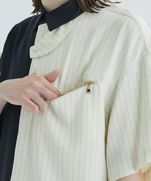 CULLNI トップス　ブラウス　サイズ1 CULLNI（クルニ）の「24-SS-046/ Double Cloth Asymmetrical