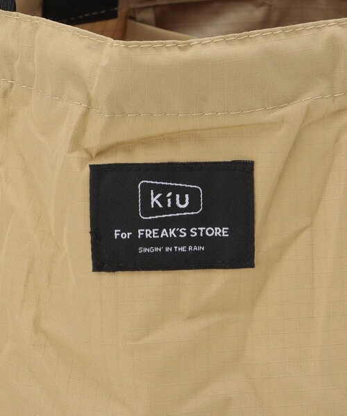 KiU(キウ)の「KiU×FREAK'S STORE/キウ×フリークスストア 別注 ECO BAG/ 別注エコバッグ(エコバッグ/サブバッグ・レディース・オリーブ/サックスブルー/キャメル/その他9/レオパード・ONE SIZE)」の11枚目の写真