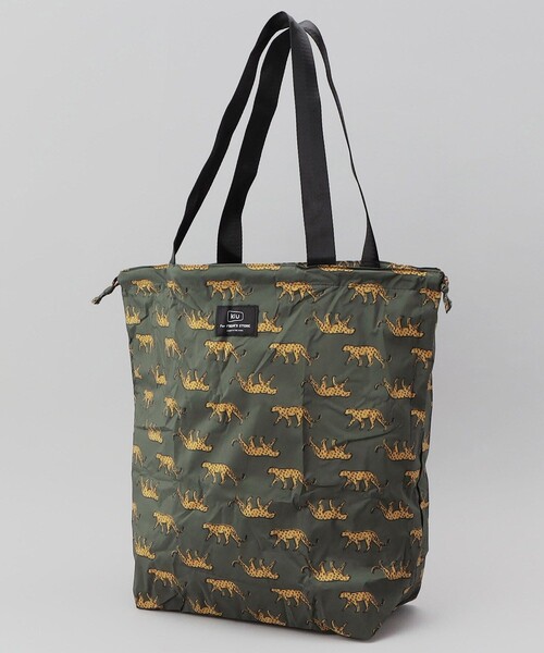 KiU(キウ)の「KiU×FREAK'S STORE/キウ×フリークスストア 別注 ECO BAG/ 別注エコバッグ(エコバッグ/サブバッグ・レディース・オリーブ/サックスブルー/キャメル/その他9/レオパード・ONE SIZE)」の22枚目の写真