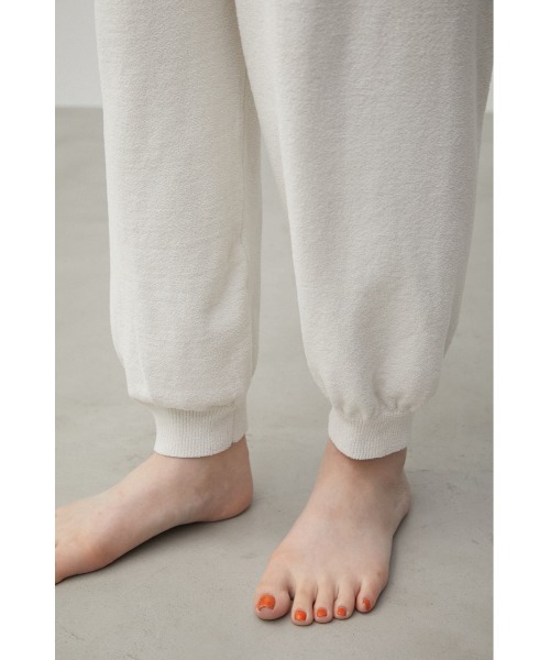 AZUL HOME(アズールホーム)の「【AZUL HOME】WHIP NIGHT KNIT PANTS/ホイップナイトニットパンツ(その他パンツ・レディース・ホワイト/ブルー・FREE)」の5枚目の写真