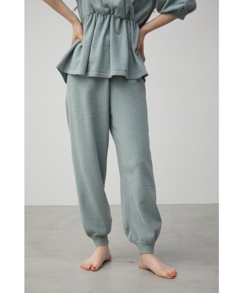 AZUL HOME(アズールホーム)の「【AZUL HOME】WHIP NIGHT KNIT PANTS/ホイップナイトニットパンツ(その他パンツ・レディース・ホワイト/ブルー・FREE)」の6枚目の写真