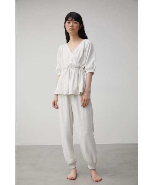 AZUL HOME(アズールホーム)の「【AZUL HOME】WHIP NIGHT KNIT PANTS/ホイップナイトニットパンツ(その他パンツ・レディース・ホワイト/ブルー・FREE)」の19枚目の写真