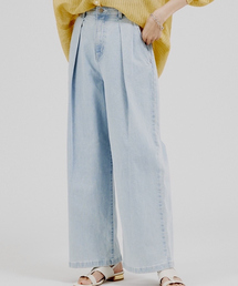 abahouse mavie | タックワイドデニム(デニムパンツ)