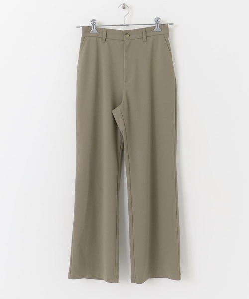 ITEMS URBANRESEARCH（アイテムズ アーバンリサーチ）の「カットジョーゼットセミフレアパンツ（スラックス・レディース・ブラック/ブルー/モカ・FREE）」の7枚目の写真